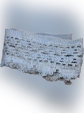 🔴VINTAGE Cotton Edging Trim Scalloped Edge 2-1/2" Wide  2+ Yards